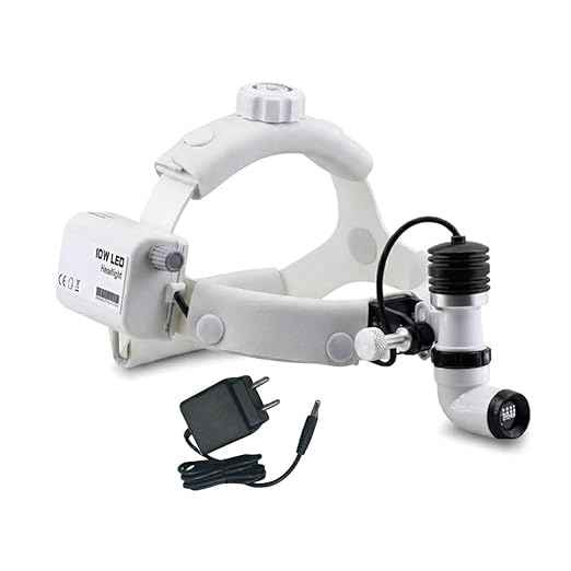 Professional Dr. LED Surgical Headlight Rechargeable Battery, Portble & Shadowless