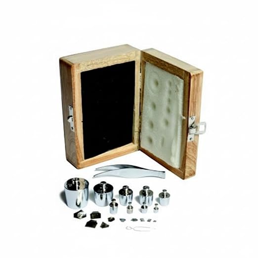 Physical Weight Box Precision Iron Weight for Laboratory Calibration, STEM Education, Classroom Experiments, Weight Measurement