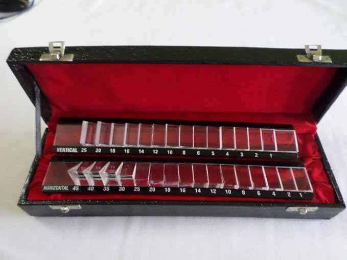 Prism Bar Vertical and Horizontal Set in Case