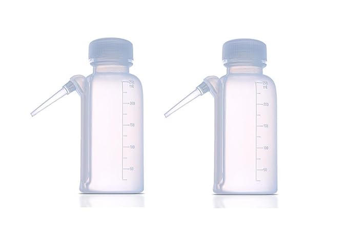 Chemistry Lab Plastic Wash Bottle New Type 250 ML Pack of 2