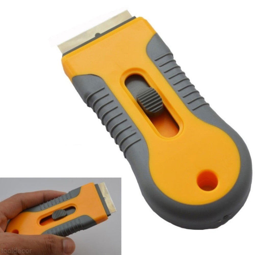 3 PCS Plastic Handle Razor Architectural Glass Remover Blade, Plastic Handle Razor - laboratorydeal