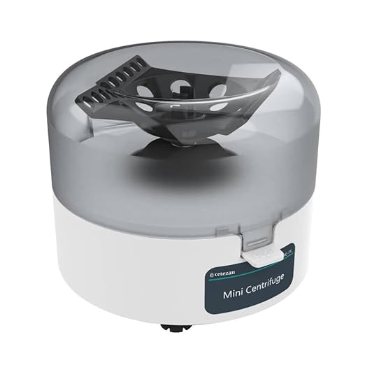 Mini Centrifuge Laboratory Equipment High Speed Microcentrifuge for 0.2 ml, 0.5 ml & 1.5/2 ml Tubes Ideal for DNA, RNA, PCR, Blood & Sample Preparation