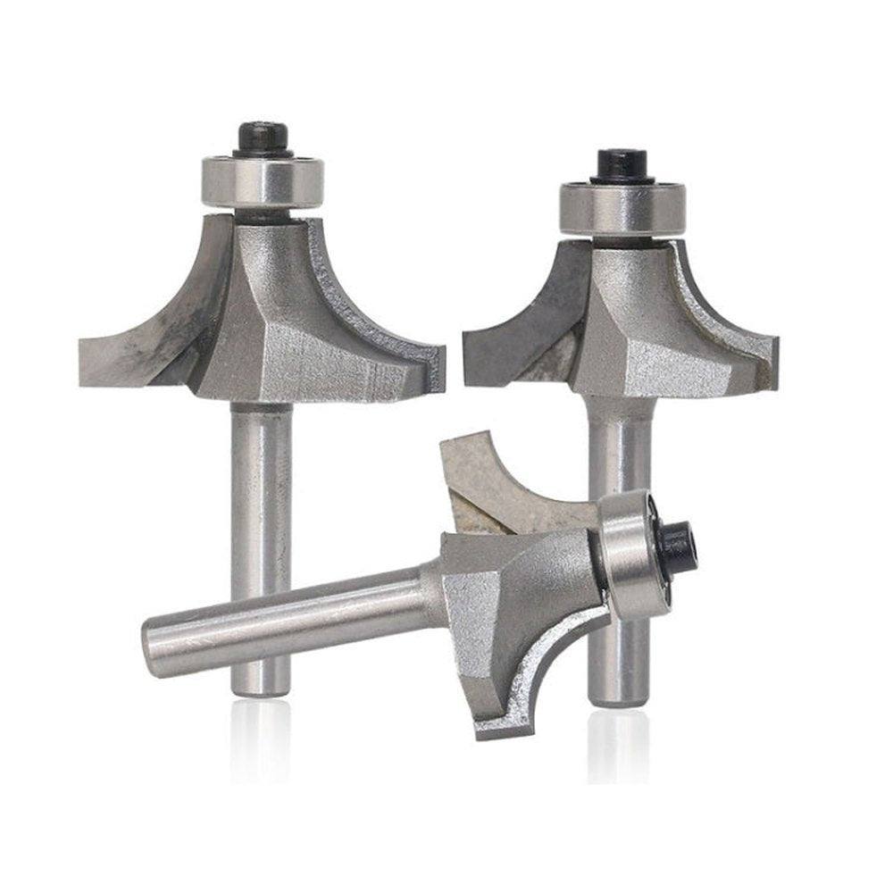 4 PCS/Set Round Corner Woodworking Cutter Trimming Machine Alloy Cutter Head, 4 PCS/Set Alloy Cutter Head - laboratorydeal