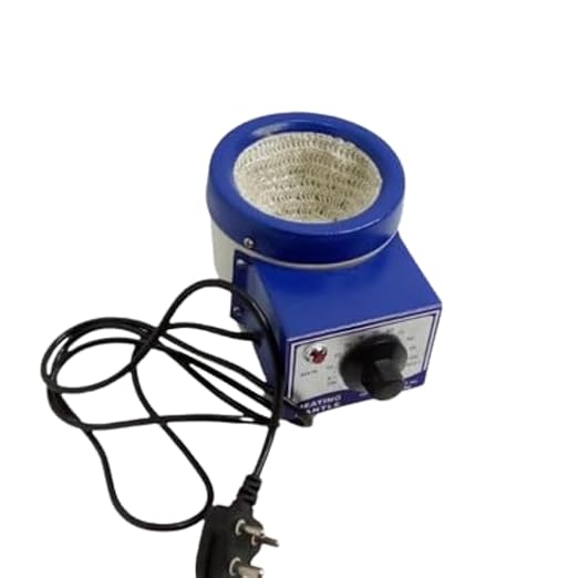 Heating Mantle Laboratory Equipment – Electric Temperature Control, Safe Chemical Heating, Durable Flask Heater for Science & Research Use (250 ml)