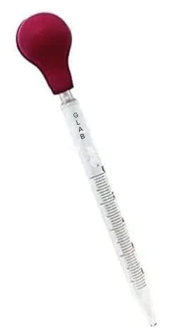 20ml Borosilicate Glass Graduated Pipette with Rubber Bulb