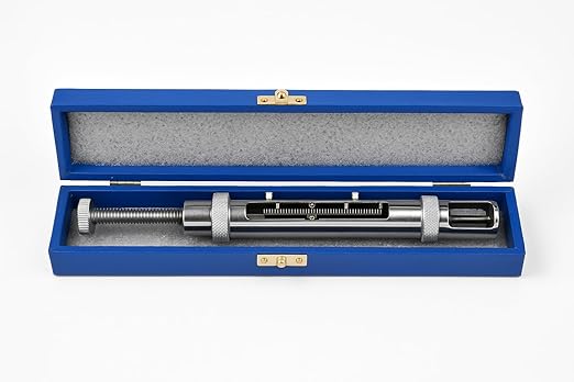 Tablet Hardness Tester (Monsanto Type) – 0-20 kg Manual Spring Gauge for Tablet Breaking Force – Chrome Plated Brass, Zero-Adjustable Scale