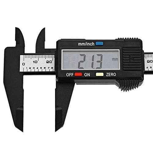 150mm/6inch LCD Digital Electronic Carbon Fiber Vernier Caliper Gauge Micrometer