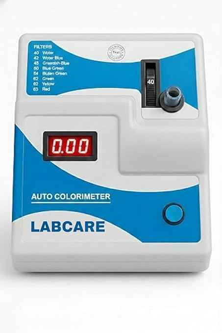 Photo colorimeter with 8 Digital Filters | 405–700 nm Wavelength Range | 1 ml Sample Volume | High-Precision Digital Colorimeter for Laboratory and Clinical Analysis