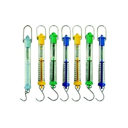 Spring Balance Acrylic Hanging Scale for Weight, Force, and Tension Measurement, Physics Experiments, STEM Education, Lab