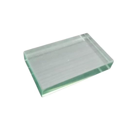 Glass Slab for Laboratory & Science Experiments – Durable, Transparent, Multipurpose Lab Equipment for Education & Research (100 * 60 * 18 MM)