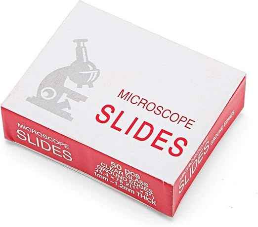 Microscope Glass Slides (Pack of 50 Slides) 25.4mm*76.1mm