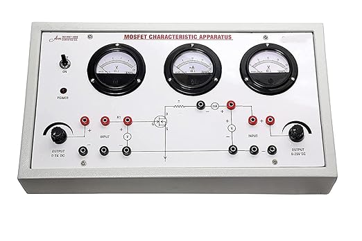 Mosfet Characteristics Apparatus for Physics Lab | Study of Transistor & Semiconductor Devices | Electronics Training Equipment |Students, Colleges & Engineering Training