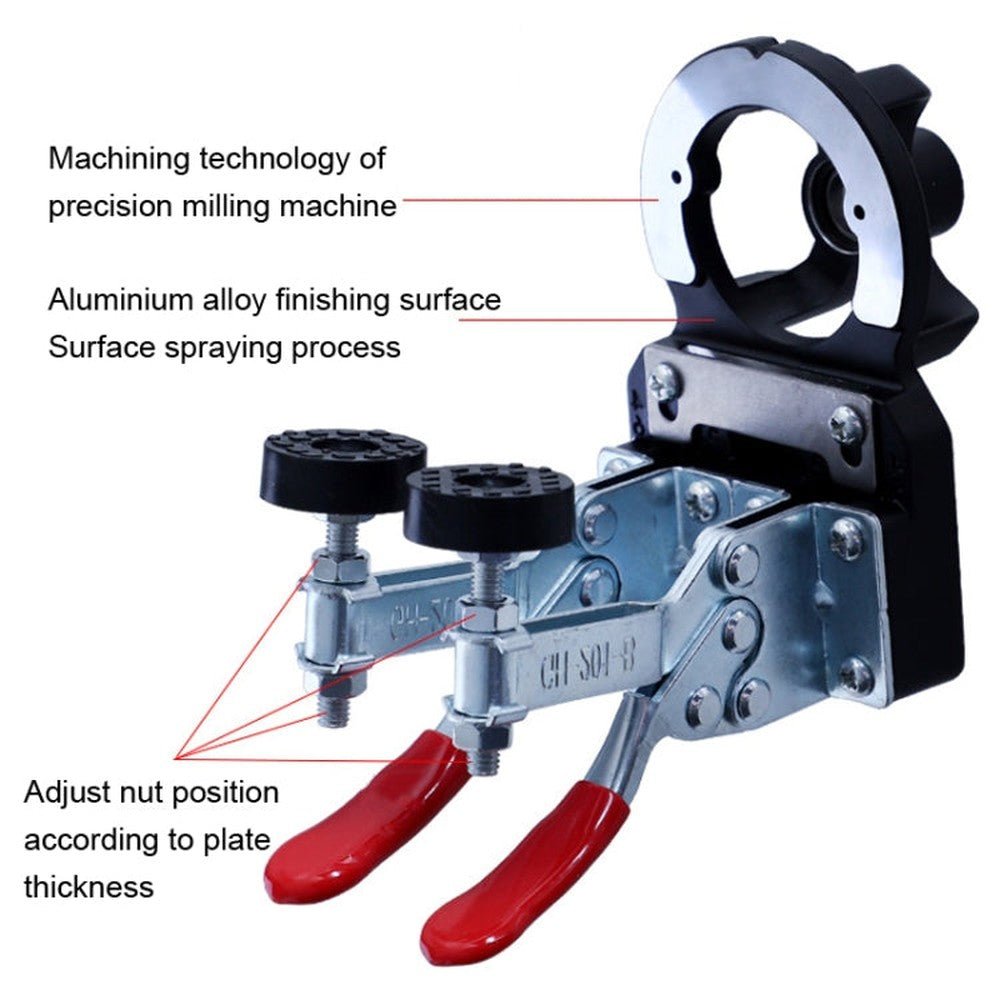 8 In 1 Aluminum Alloy 35mm Hinge Opener Hinge Punch Positioning Tool, 8 In 1 - laboratorydeal