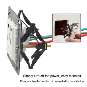 86 Type Switch Socket Concealed Box Repairer Wire Box Fixer Remedy Support Rod - laboratorydeal