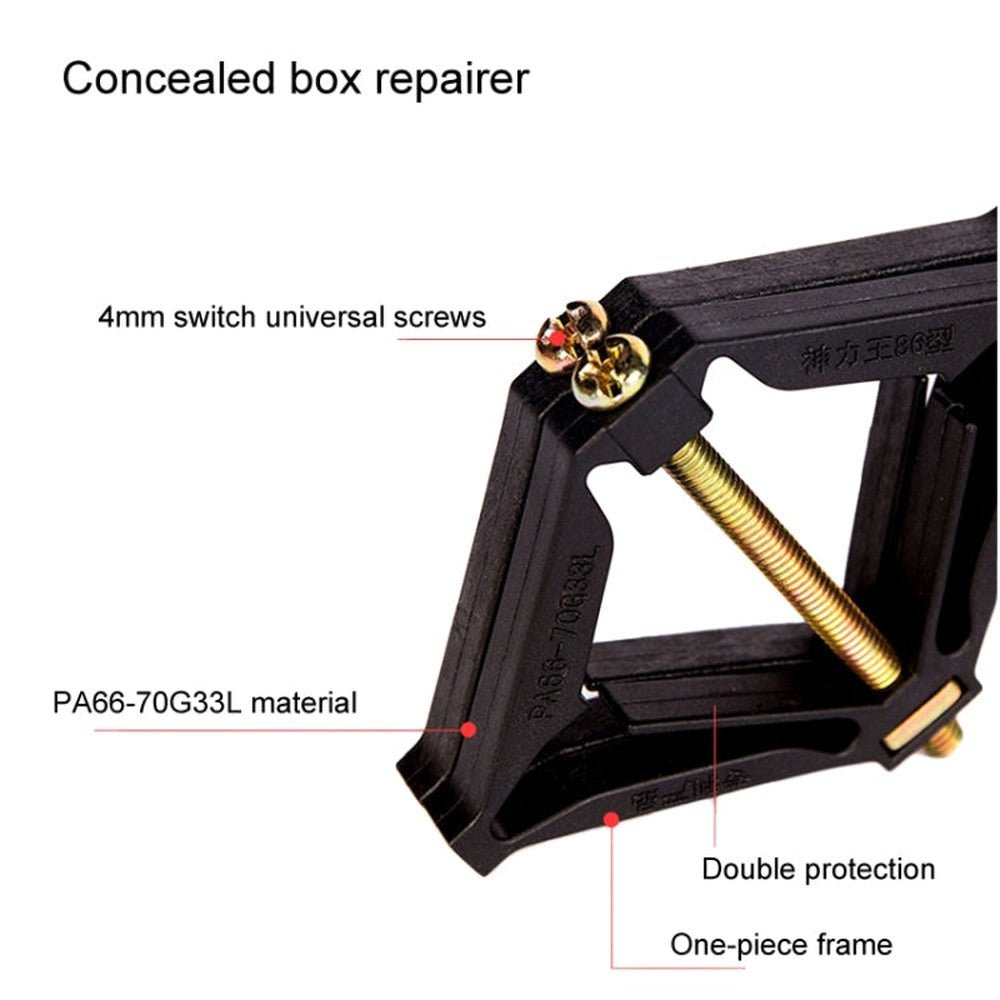 86 Type Switch Socket Concealed Box Repairer Wire Box Fixer Remedy Support Rod - laboratorydeal