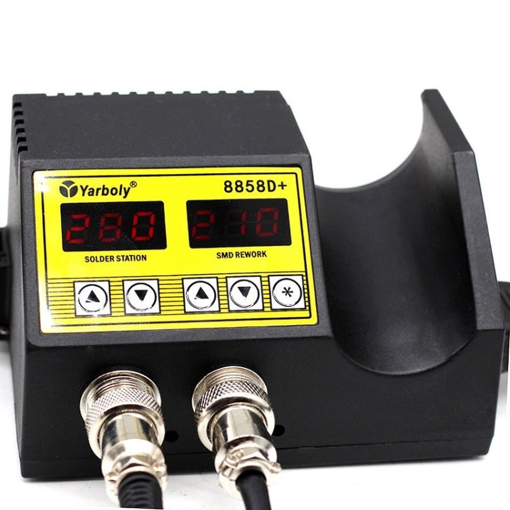 8858 Portable Rework Soldering Station Hot Air Blower For SMD/PCB, EU Plug, 8858 - laboratorydeal
