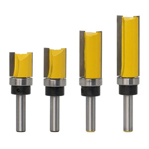 8MM Shank Copy Type Trimming Knife Straight Edge Engraving Machine Milling Cutter, 8x3/4x20mm, 8x3/4x25mm, 8x3/4x38mm, 8x3/4x50mm, 4PCS/Set - laboratorydeal