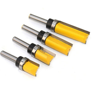 8MM Shank Copy Type Trimming Knife Straight Edge Engraving Machine Milling Cutter, 8x3/4x20mm, 8x3/4x25mm, 8x3/4x38mm, 8x3/4x50mm, 4PCS/Set - laboratorydeal