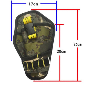 900D Oxford Cloth Kit Waist Bag Electrician Storage Bag, Black Yellow Line + Belt, Black Red Line + Belt, Black Yellow Line, Black Red Line - laboratorydeal