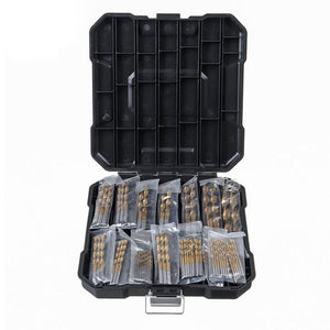 99 - in - 1 Titanium Drill Bit Set High - Speed Steel Drill Bits - laboratorydeal