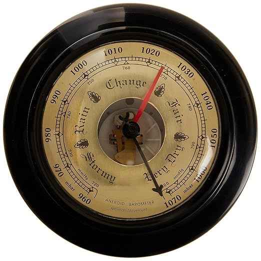 Aneroid Barometer Demonstration Type with Pump | Laboratory Barometer for Physics Experiments & Atmospheric Pressure Studies | Educational Physics Instrument for Teaching|