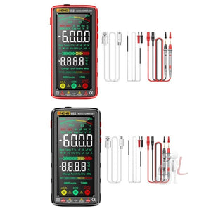 ANENG 682 Smart VA Reverse Display Automatic Range Rechargeable Multimeter, 682 Red, 682 Black