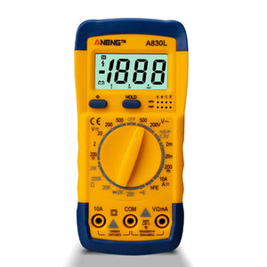 ANENG A830L Handheld Multimeter Household Electrical Instrument (Yellow Grey), OG8759A, OG8759B, OG8759C, OG8759D, OG8759E, OG8759F laboratorydeal
