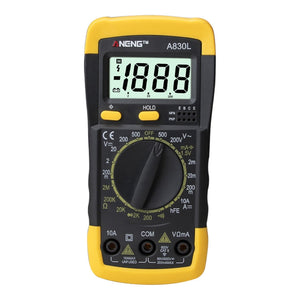 ANENG A830L Handheld Multimeter Household Electrical Instrument (Yellow Grey), OG8759A, OG8759B, OG8759C, OG8759D, OG8759E, OG8759F laboratorydeal