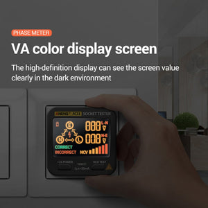 ANENG AC11 Multifunctional Digital Display Socket Tester Electrical Ground Wire Tester laboratorydeal