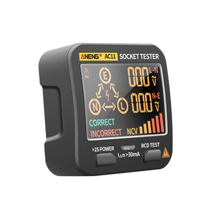 ANENG AC11 Multifunctional Digital Display Socket Tester Electrical Ground Wire Tester laboratorydeal