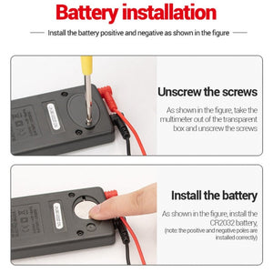 ANENG AN-101 Ultra-thin Mini Digital Display Voltage and Current Multimeter