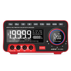 ANENG AN-888S Bluetooth Audio Display Voltage Current Multimeter, Standard No Battery