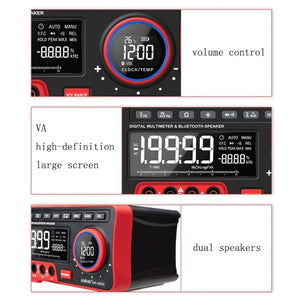 ANENG AN-888S Bluetooth Audio Display Voltage Current Multimeter, Standard No Battery