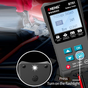 ANENG BT81 12V/24V Battery Internal Resistance Capacity Detector