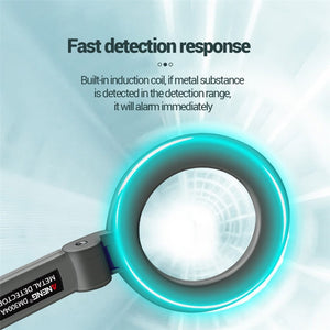 ANENG DM3004 Handheld Metal Detector High-Precision Sensitivity Station Airport Detection Scanning Detector, Without Battery