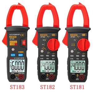 ANENG Intelligent Digital Backlit Clamp-On High-Precision Multimeter, ST181, ST182, ST183