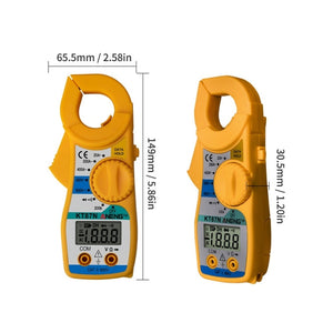 ANENG KT-87N Clamp Voltage And Current Measuring Multimeter, Yellow, Red, Blue, Gray laboratorydeal