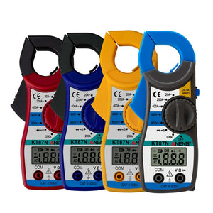 ANENG KT-87N Clamp Voltage And Current Measuring Multimeter, Yellow, Red, Blue, Gray laboratorydeal