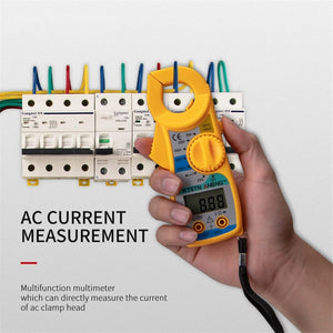 ANENG KT-87N Clamp Voltage And Current Measuring Multimeter, Yellow, Red, Blue, Gray laboratorydeal