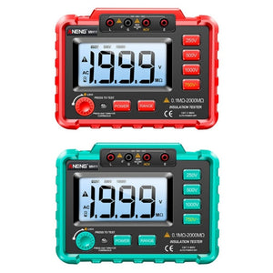 ANENG MH11 High Voltage Digital Insulation Resistance Voltage Tester, Red, Green