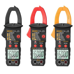 ANENG ST184 Automatically Identify Clamp-On Smart Digital Multimeter, Red, Black, Yellow