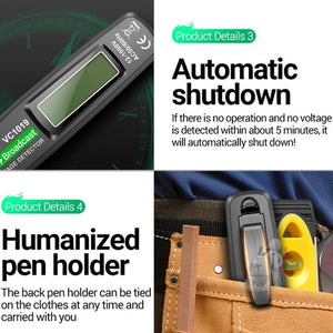 ANENG VC1019 Non-Contact Induction Electric Pen High-Precision Line Detection Breakpoint Voice Test Pen, VC1019