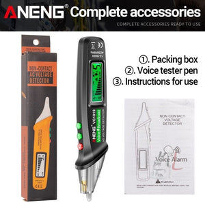 ANENG VC1019 Non-Contact Induction Electric Pen High-Precision Line Detection Breakpoint Voice Test Pen, VC1019