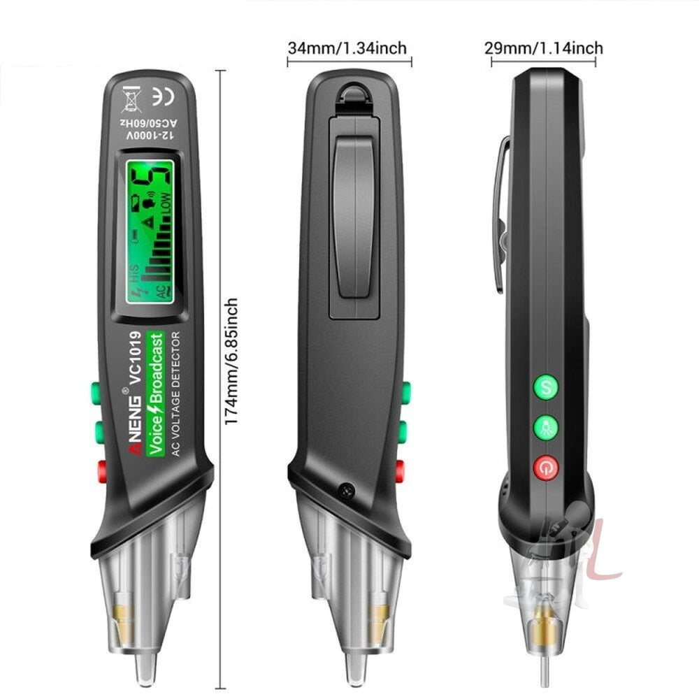 ANENG VC1019 Non-Contact Induction Electric Pen High-Precision Line Detection Breakpoint Voice Test Pen, VC1019
