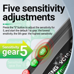 ANENG VC1019 Non-Contact Induction Electric Pen High-Precision Line Detection Breakpoint Voice Test Pen, VC1019