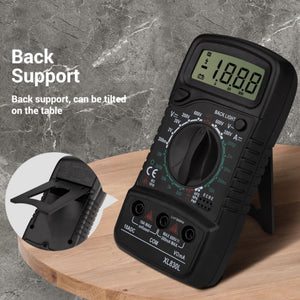 ANENG XL830L Multi-Function Digital Display High-Precision Digital Multimeter, Bubble Bag Packing, Standard+10A Extra Tip Pen laboratorydeal