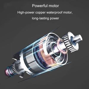 AOTUO 220V High Power Industrial Grade Electrical Mixer Handheld Concrete Paint Mixer, EU Plug Red, EU Plug Blue - laboratorydeal