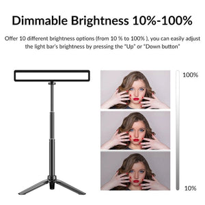 APEXEL APL - FL06 Portable Square Strip Live Video Conferencing Fill Light, APL - FL06 - laboratorydeal