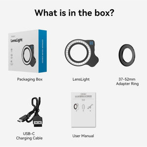 APEXEL APL - FL26 Jewelry Food Still Life Tri - color 9 - speed Slim Ring Macro Photography Fill Light, APL - FL26 - laboratorydeal