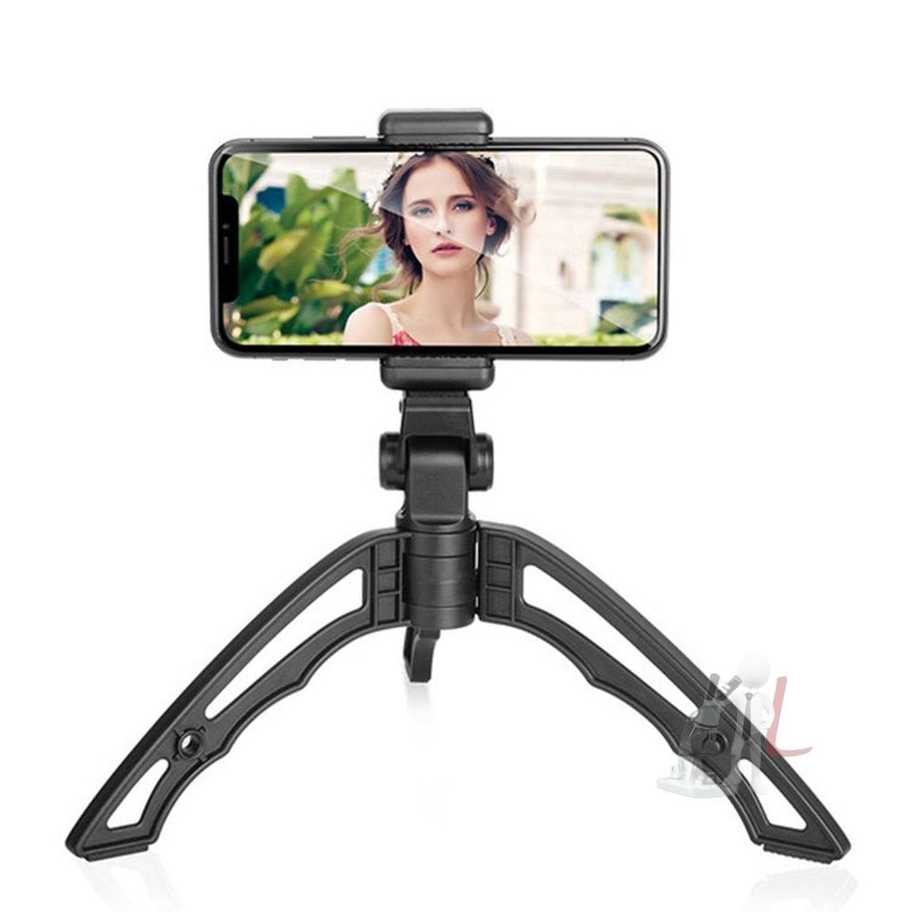 APEXEL Portable Handheld Lazy Live Broadcast Desktop Folding Universal Bluetooth Tripod Phone Holder - laboratorydeal